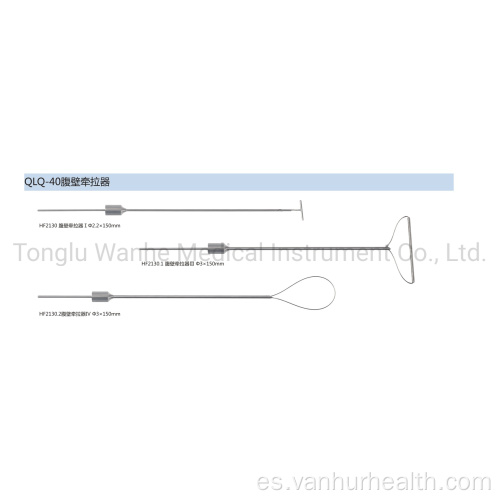 Retractor de la pared abdominal de instrumentos laparoscópicos